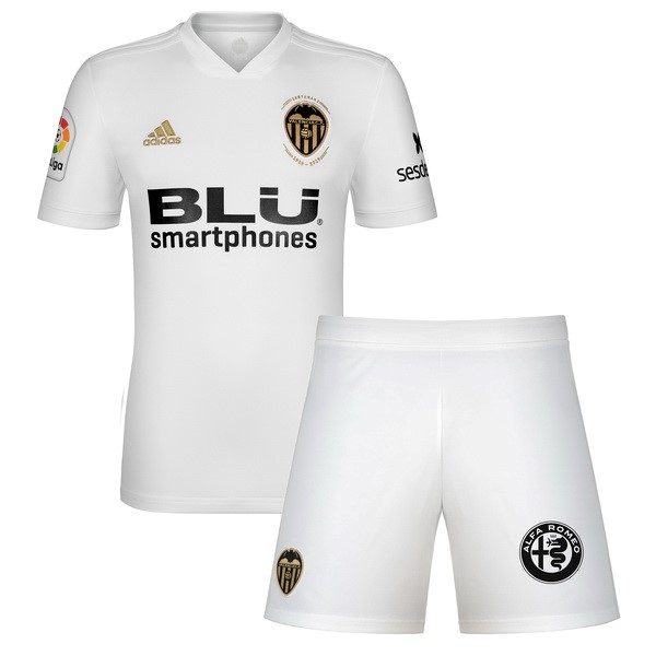 Valencia Trikot Heim Kinder 2018-19 Weiß Fussballtrikots Günstig